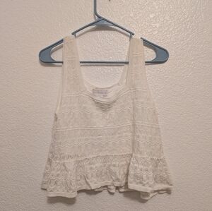 House Of Harlow 1960 Crochet Lace Tank Top